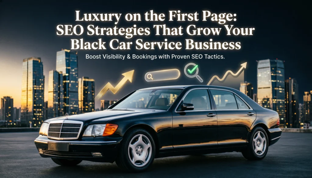 Luxury on the First Page: SEO Strategies That Grow Your Black Car Service Business