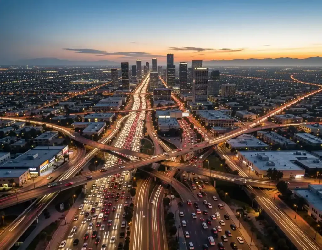 Los Angeles is one of the most competitive transportatio